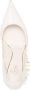 Valentino Garavani Leren pumps Wit - Thumbnail 4