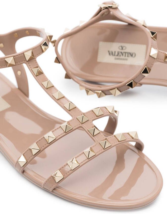 Valentino Garavani Summer Rockstud sandalen Beige