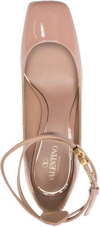 Valentino Garavani Tan-Go lakleren pumps Roze