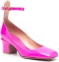 Valentino Garavani Tan-Go lakleren pumps Roze - Thumbnail 2