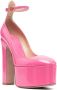 Valentino Garavani Tan-Go pumps met plateauzool Roze - Thumbnail 2