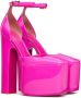 Valentino Garavani Tan-Go pumps met plateauzool Roze - Thumbnail 2