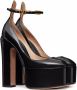 Valentino Garavani Tan-Go lakleren pumps Zwart - Thumbnail 2