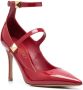 Valentino Garavani Pumps met open neus Rood - Thumbnail 2