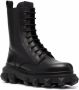 Valentino Garavani Trackstud combat boots Zwart - Thumbnail 2