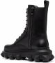 Valentino Garavani Trackstud combat boots Zwart - Thumbnail 3