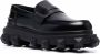 Valentino Garavani Trackstud leren loafers Zwart - Thumbnail 2