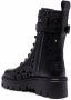 Valentino Garavani Uitgesneden combat boots Zwart - Thumbnail 3