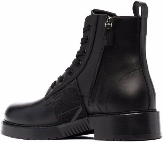 Valentino Garavani VL7N CITY combat boots Zwart