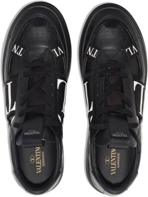 Valentino Garavani VL7N low-top leren sneakers Zwart