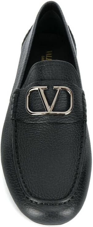 Valentino Garavani VLOGO instappers Zwart - Schoenen.nl