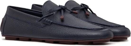 Valentino Garavani VLogo leren loafers Blauw