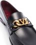 Valentino Garavani VLogo Chain leren loafers Zwart - Thumbnail 2