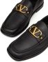 Valentino Garavani VLogo leren loafers Zwart - Thumbnail 5