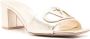 Valentino Garavani 60 mm VLogo Signature leren sandalen Zilver - Thumbnail 2