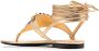 Valentino Garavani VLogo leren sandalen Goud - Thumbnail 3