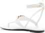 Valentino Garavani VLogo leren sandalen Wit - Thumbnail 3