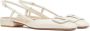 Valentino Garavani VLogo slingback ballerina's Beige - Thumbnail 2