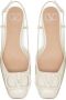 Valentino Garavani VLogo slingback ballerina's Beige - Thumbnail 4