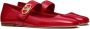 Valentino Garavani VLogo Locker ballerina's Rood - Thumbnail 2