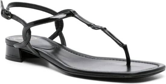 Valentino Garavani VLogo sandalen met DG-logo Zwart