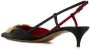 Valentino Garavani Vlogo slingback pumps Zwart - Thumbnail 3