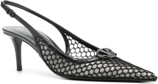 Valentino Garavani VLogo Signature slingback pumps Zwart