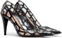 Valentino Garavani VLogo Signature doorzichtige pumps Zwart - Thumbnail 2