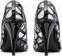 Valentino Garavani VLogo Signature doorzichtige pumps Zwart - Thumbnail 3