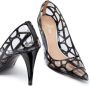 Valentino Garavani VLogo Signature doorzichtige pumps Zwart - Thumbnail 5