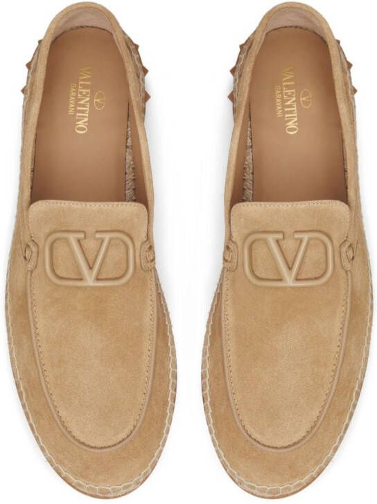 Valentino Garavani VLogo Signature espadrilles Beige