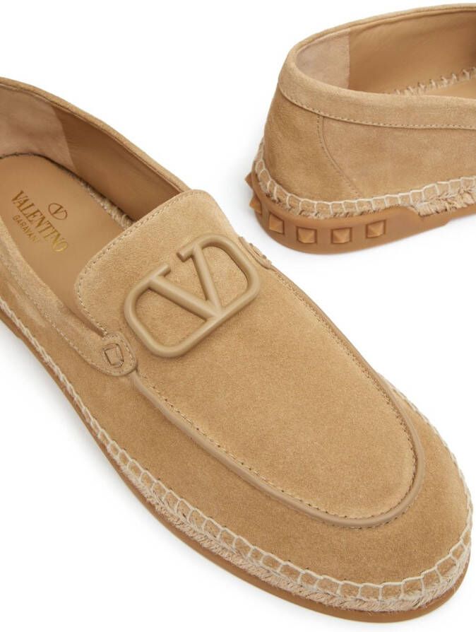 Valentino Garavani VLogo Signature espadrilles Beige