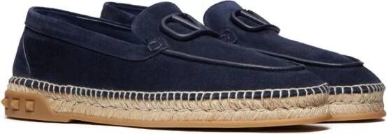 Valentino Garavani VLogo Signature espadrilles Blauw