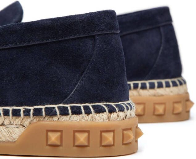 Valentino Garavani VLogo Signature espadrilles Blauw