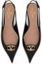 Valentino Garavani VLogo Signature leren pumps Zwart - Thumbnail 4