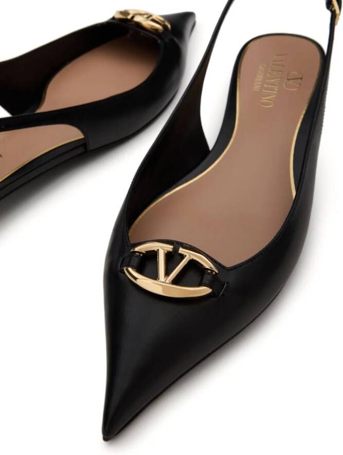 Valentino Garavani VLogo Signature leren pumps Zwart