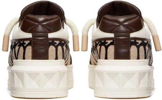 Valentino Garavani One Stud XL low-top sneakers Beige