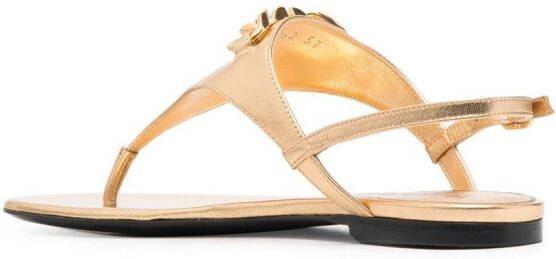 Valentino Garavani VLogo Signature sandalen Goud