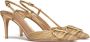 Valentino Garavani 80mm VLogo Signature slingback pumps Goud - Thumbnail 2