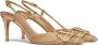 Valentino Garavani VLogo Signature slingback pumps Goud - Thumbnail 2