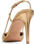 Valentino Garavani 80mm VLogo Signature slingback pumps Goud - Thumbnail 5
