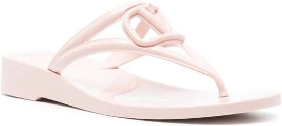 Valentino Garavani VLogo Signature sandalen Roze