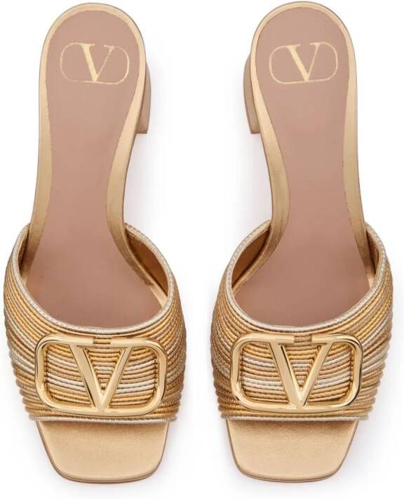 Valentino Garavani VLogo sandalen Goud