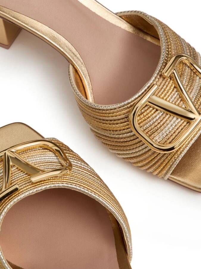 Valentino Garavani VLogo sandalen Goud