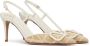 Valentino Garavani Vlogo slingback pumps Beige - Thumbnail 2