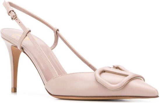 Valentino Garavani Vlogo slingback pumps Roze