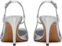 Valentino Garavani Vlogo slingback pumps Zilver - Thumbnail 3