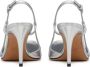 Valentino Garavani Vlogo slingback pumps Zilver - Thumbnail 3