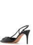 Valentino Garavani Vlogo slingback pumps Zwart - Thumbnail 3