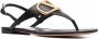 Valentino Garavani VLogo slingback sandalen Zwart - Thumbnail 2